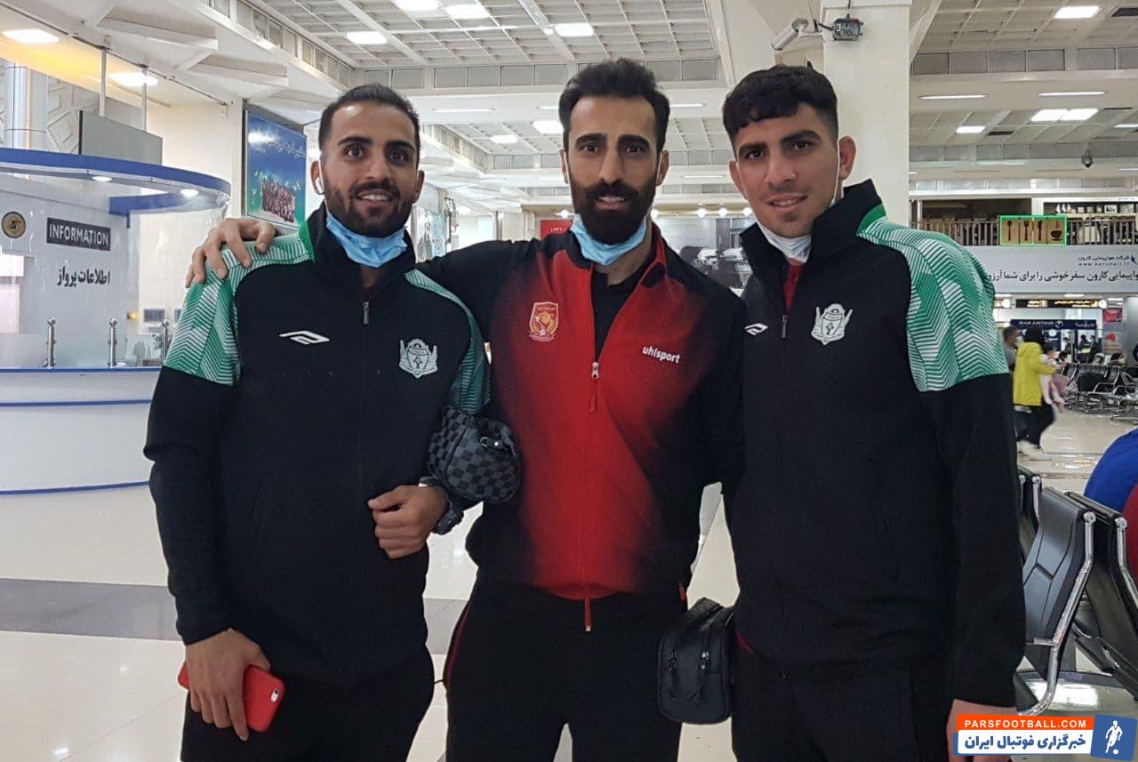 حامد پاکدل و مهدی قریشی دو بازیکن تیم آلومینیوم اراک و امین قاسمی نژاد، بازیکن تیم شهرخودرو که زمانی در تیم ماشین سازی همبازی بودند.