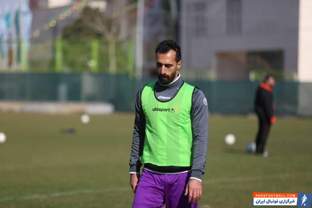 بازگشت امین قاسمی نژاد به تمرینات پدیده