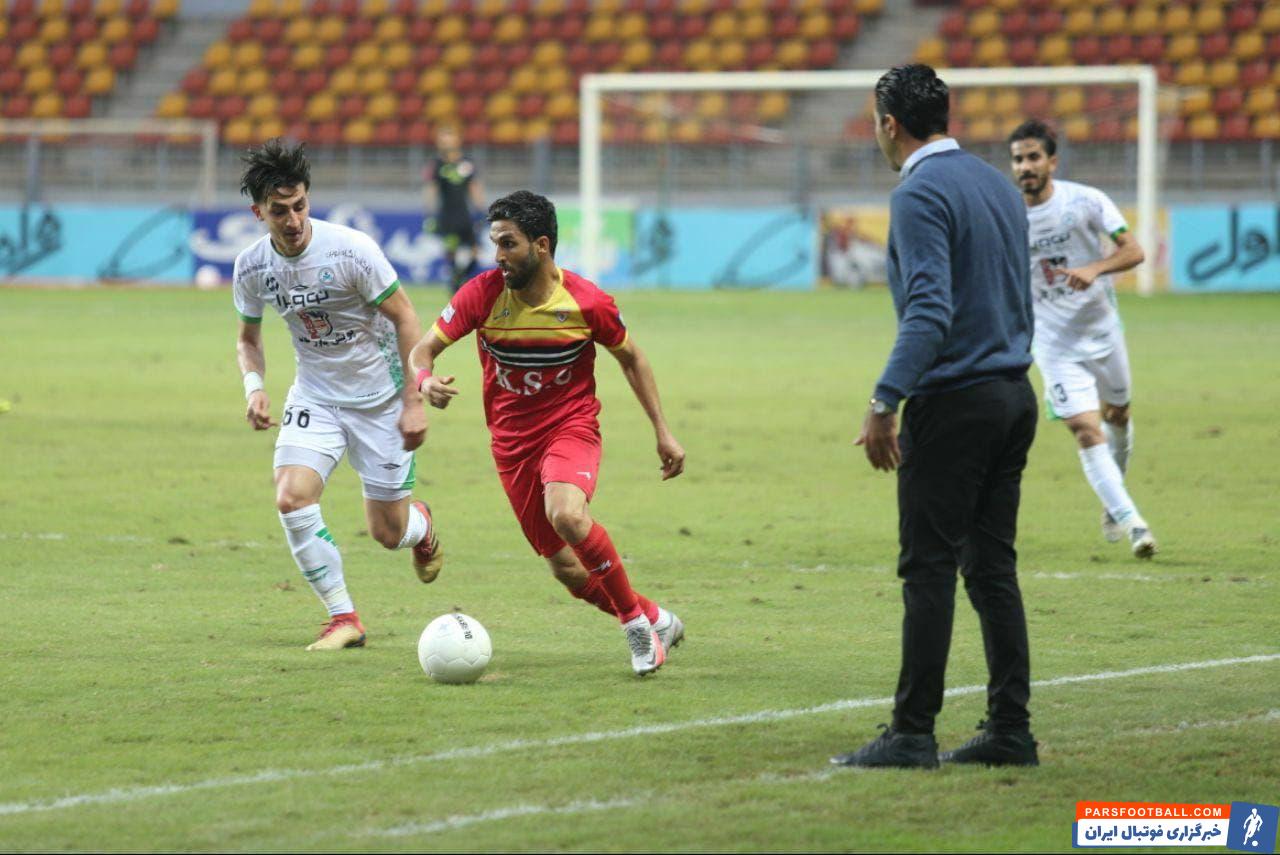 ساسان انصاری ک علاوه بر حضور در حملات در کارهای دفاعی تیمش را یاری میکند در بازی قبل برابر شهر خودرو موفق شده بود گلزنی کند ...