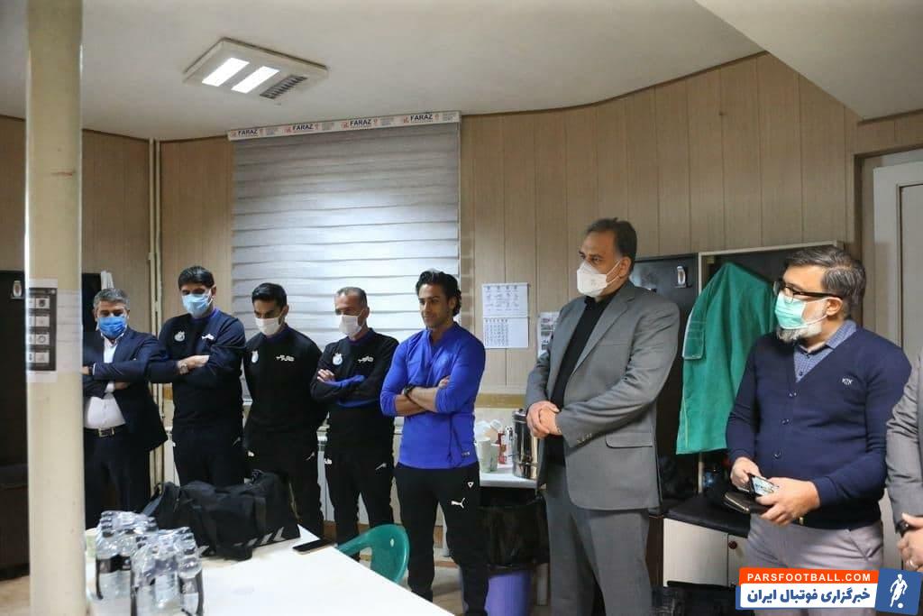 برگزاری مراسم معارفه فرهاد مجیدی با حضور بازیکنان و مدیران استقلال