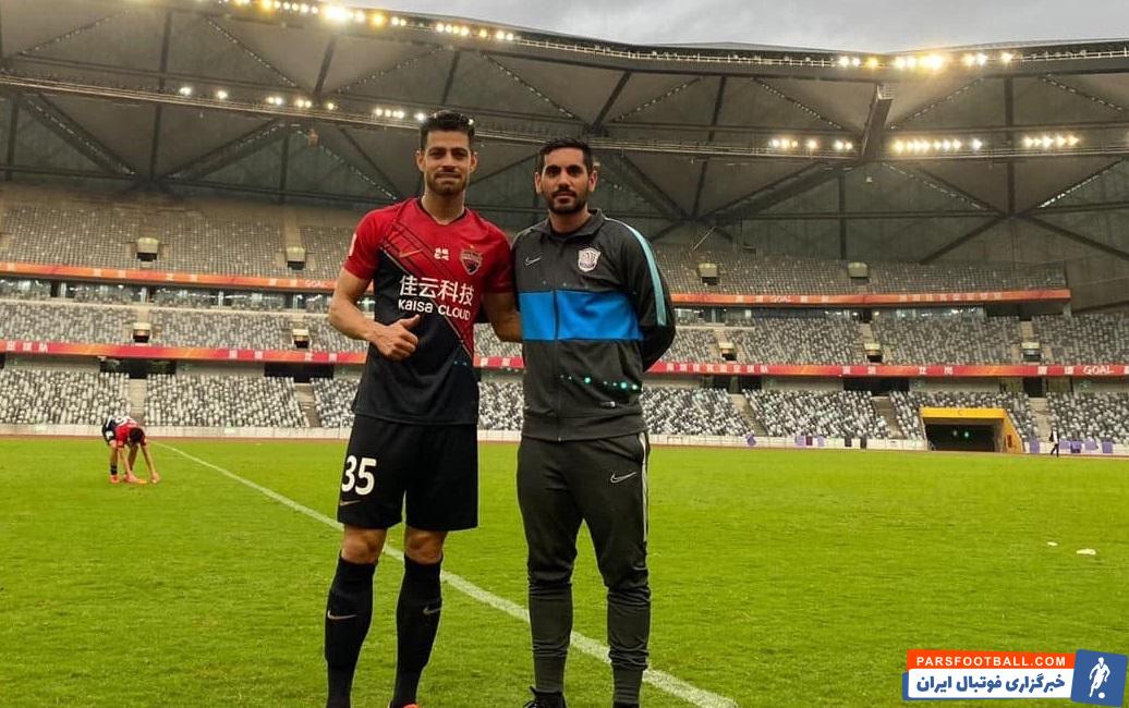 مدافع تیم ملی در کنار سرمربی پیشین پرسپولیس