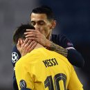 لیونل مسی و آنخل دی ماریا بعد از دیدار شب گذشته پاری سن ژرمن و بارسلونا خوش و بش گرمی با یکدیگر انجام دادند.