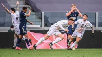 یوونتوس 0 - 1 بنوونتو ؛ ناکامی رونالدو در هفته بیست و هشتم سری آ