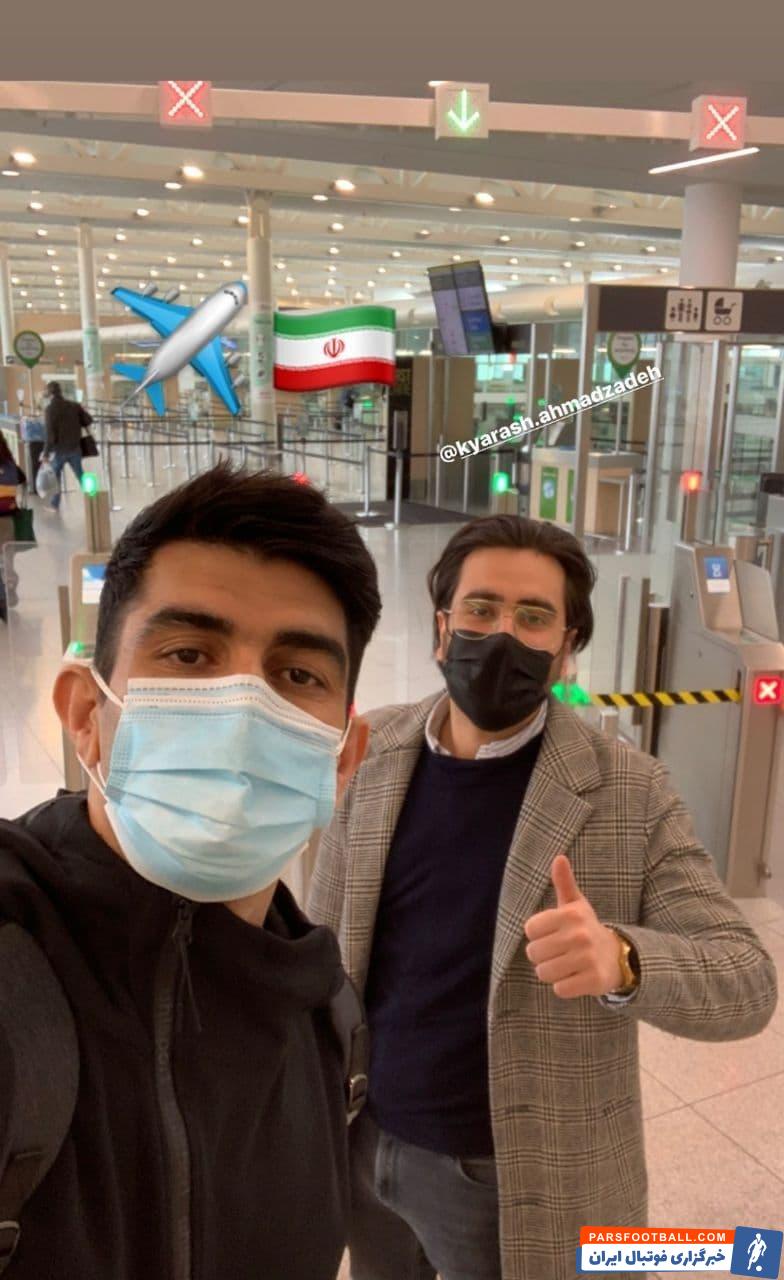 علیرضا بیرانوند دروازه بان تیم آنتورپ بلژیک نیز به تیم ملی دعوت شده و حالا با انتشار تصویری، بازگشتش به ایران را اعلام کرده است.