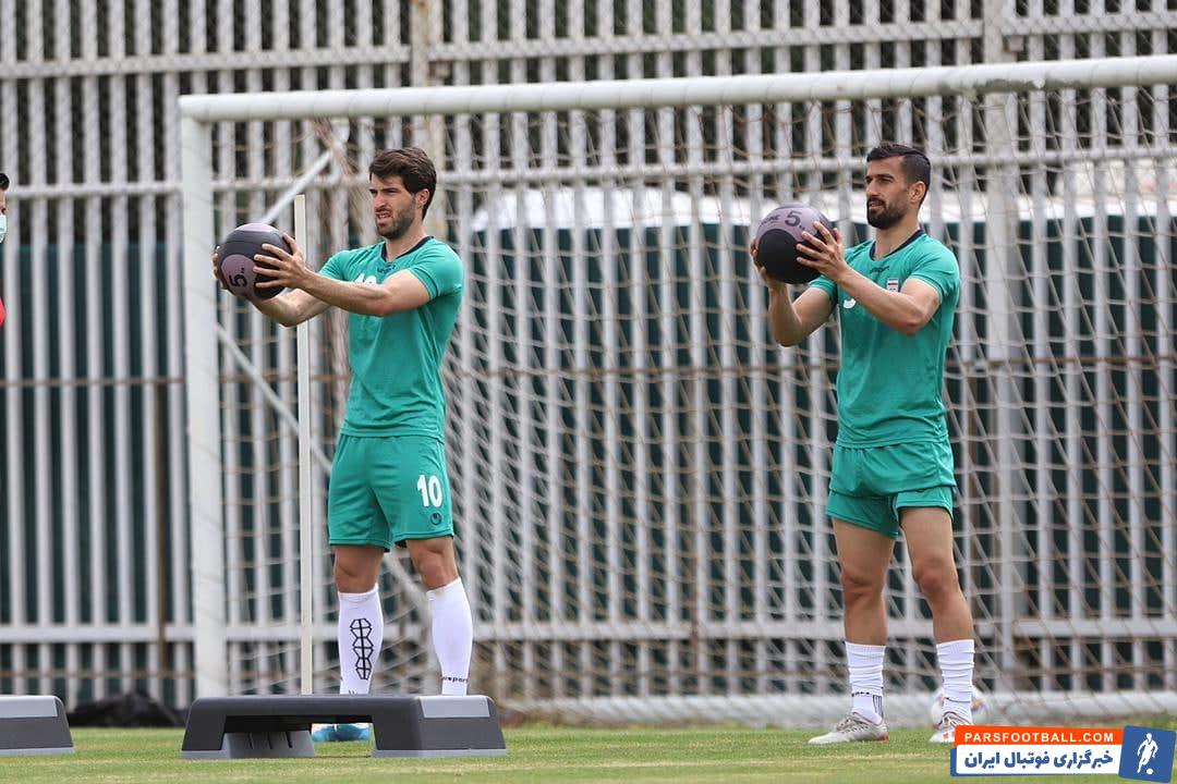 اولین تمرین تیم ملی ایران در سال 1400