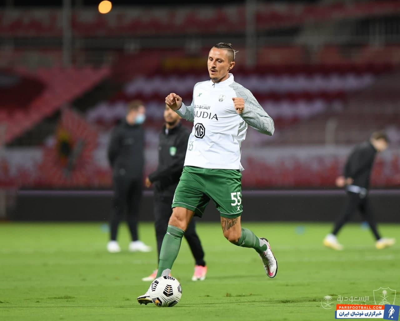 کرونایی شدن لوبومیر فیسا ستاره الاهلی عربستان حریف آسیایی استقلال