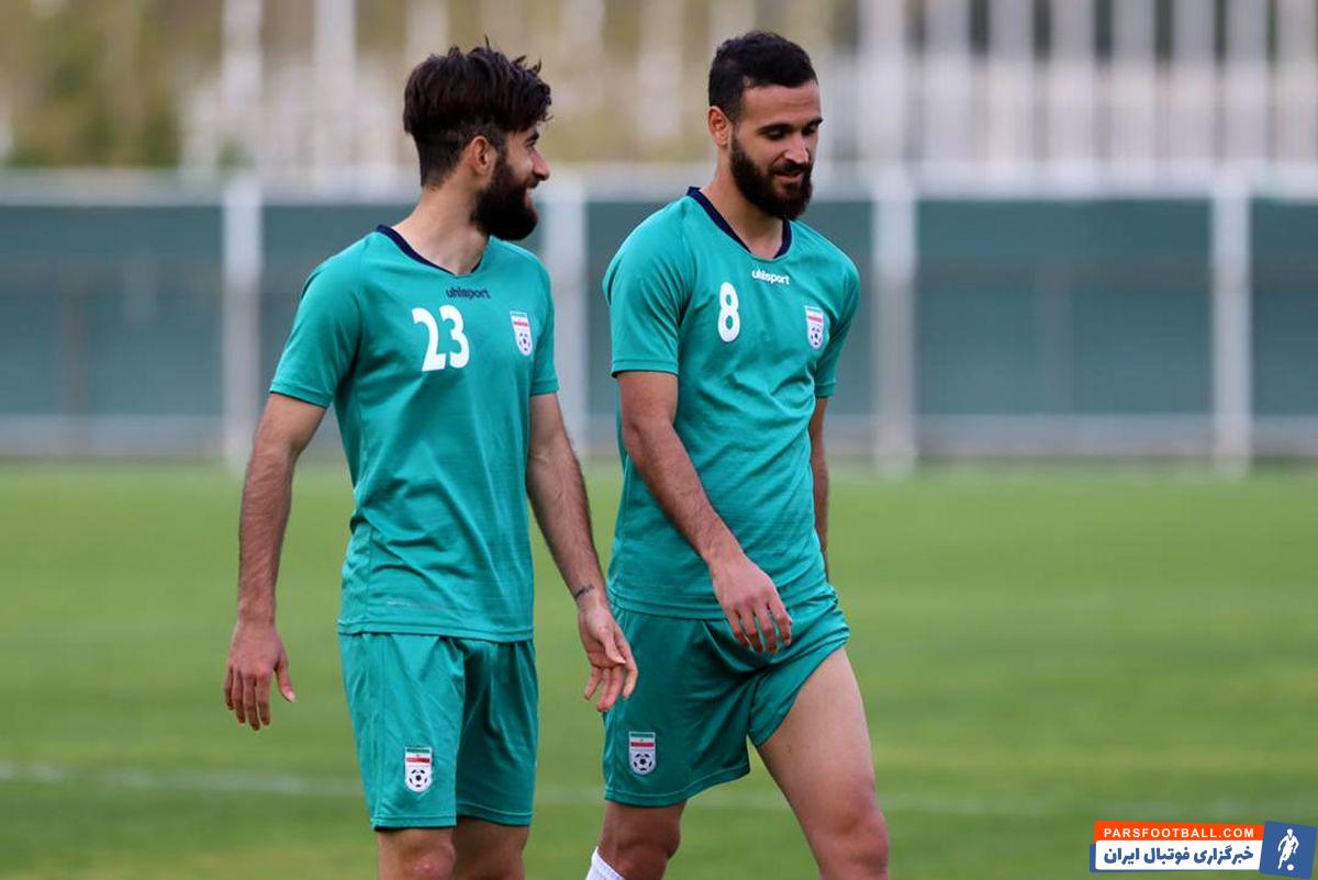 احمد نوراللهی با شماره 8 تیم ملی