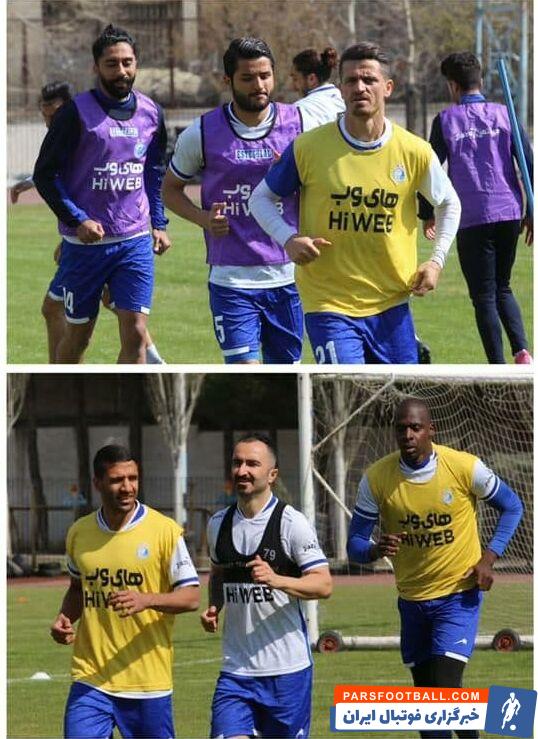 رونمایی از چهره جدید داریوش شجاعیان در تمرین استقلال