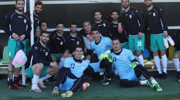 تمرین بانشاط تیم ملی ایران در آستانه بازی با سوریه