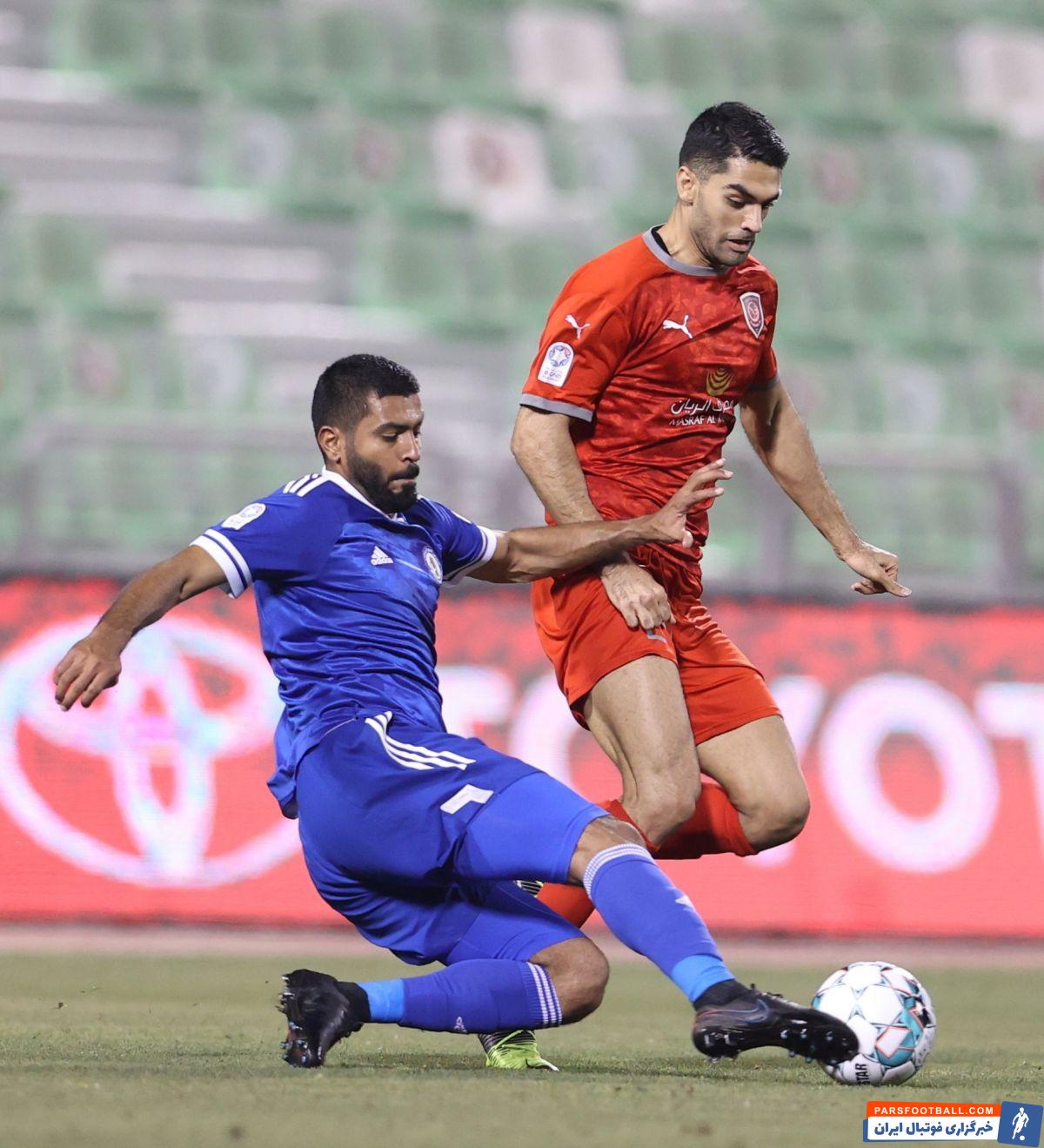 علی کریمی در دقیقه ۳۳ بخاطر آسیب دیدگی عاصم مادیبو وارد زمین شد تا تیمش را در کسب پیروزی مقابل الخور کمک کند.