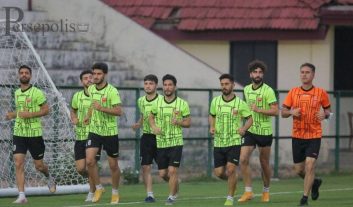 تمرین امروز پرسپولیس در هند