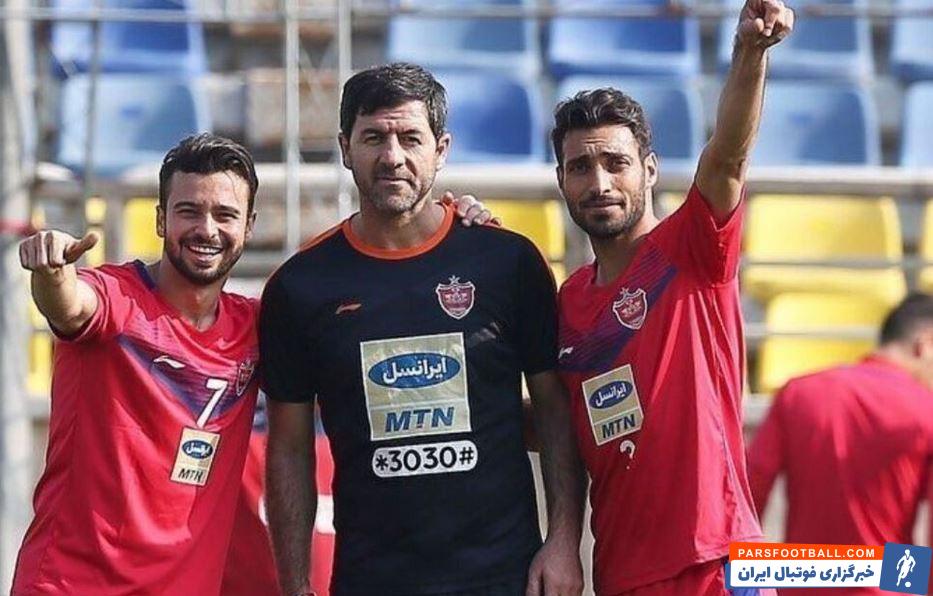 کریم باقری عکس تیمی پرسپولیس و حذف شجاع خلیل زاده