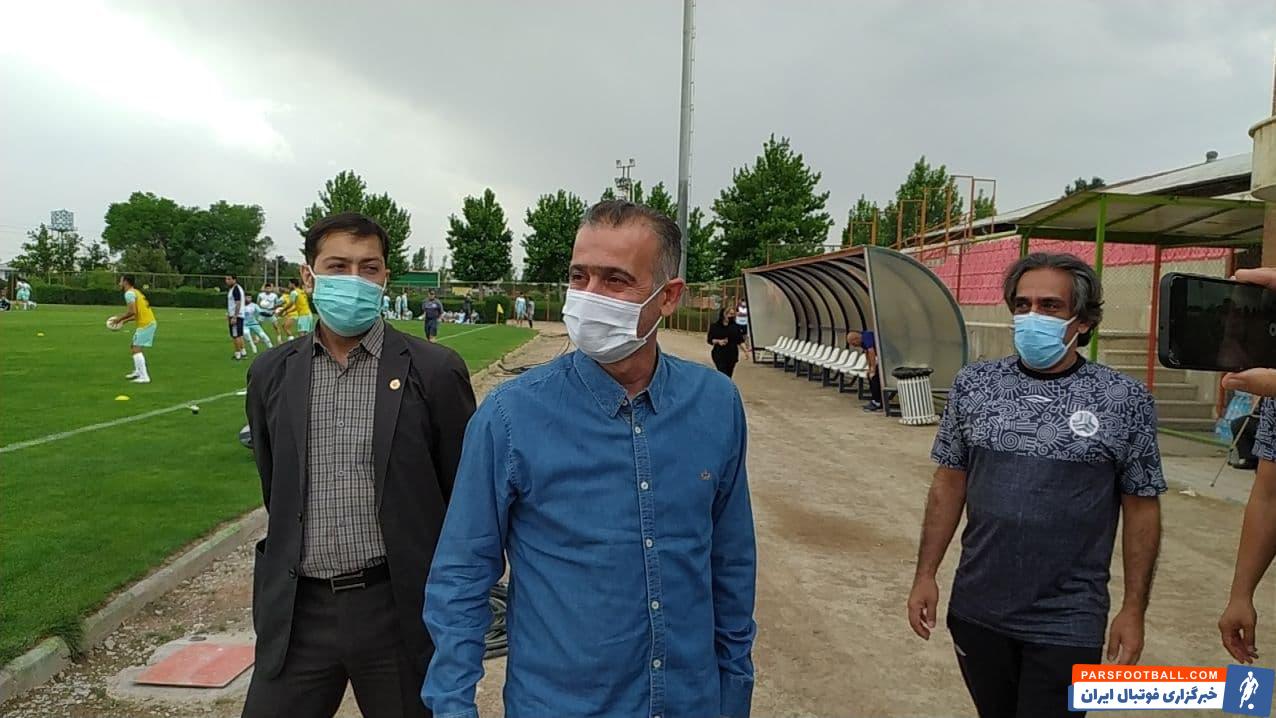 معارفه فراز کمالوند در بازی دوستانه سایپا مقابل بادران