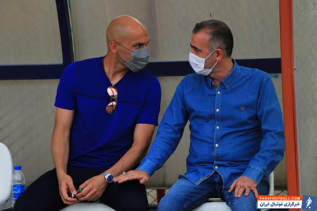 معارفه فراز کمالوند در بازی دوستانه سایپا مقابل بادران