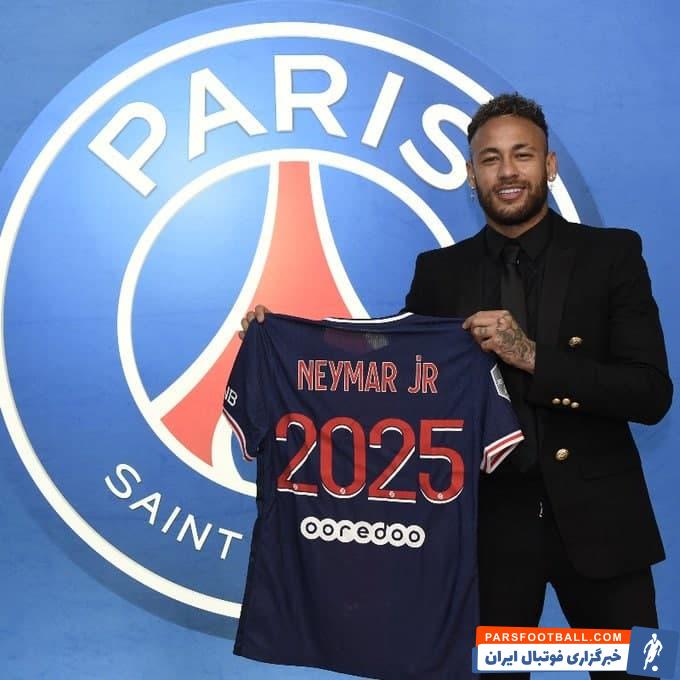 تمدید قرارداد نیمار با پاری سن ژرمن تا سال 2025
