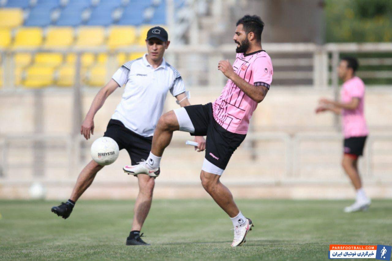 حضور فعال حسین کنعانی زادگان در تمرین امروز پرسپولیس