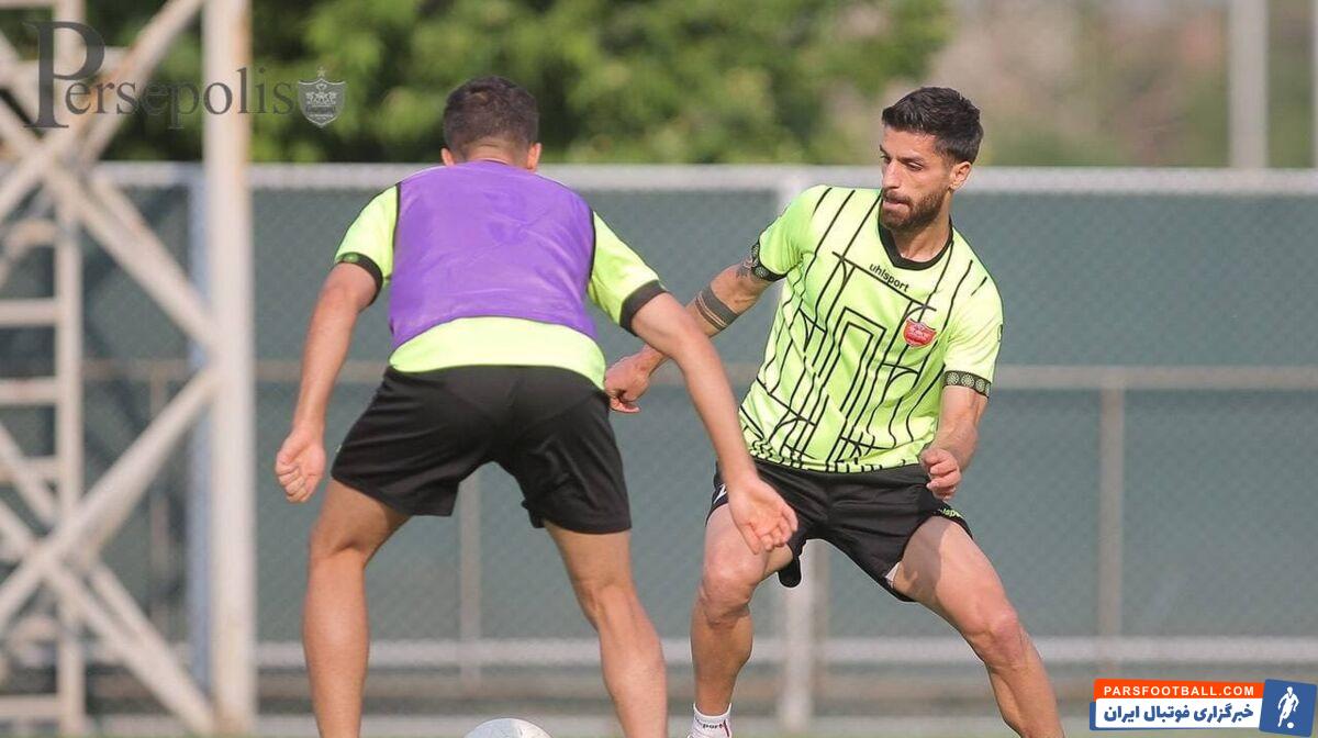 میلاد سرلک که در آخرین دیدار پرسپولیس مقابل الریان قطر به دلیل مصدومیت غایب بود تمرینات خود را پس از پایان قرنطینه آغاز کرد.