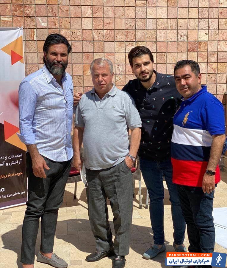 دیدار علیرضا نیکبخت با علی پروین اسطوره پرسپولیس