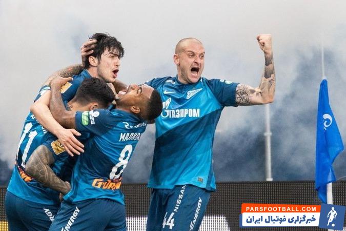 تمجید باشگاه زنیت از سردار آزمون