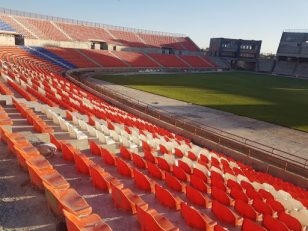 افتتاح ورزشگاه زیبا و تازه تاسیس صنعت مس کرمان در فینال جام حذفی