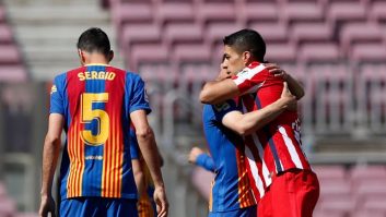 لوئیس سوارز پس از بازی بارسلونا و اتلتیکو مادرید : یک روز خاص و بازگشت به استادیوم نیوکمپ