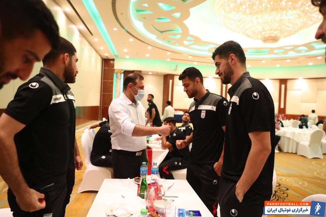 شهاب عزیزی خادم در اردوی تیم ملی