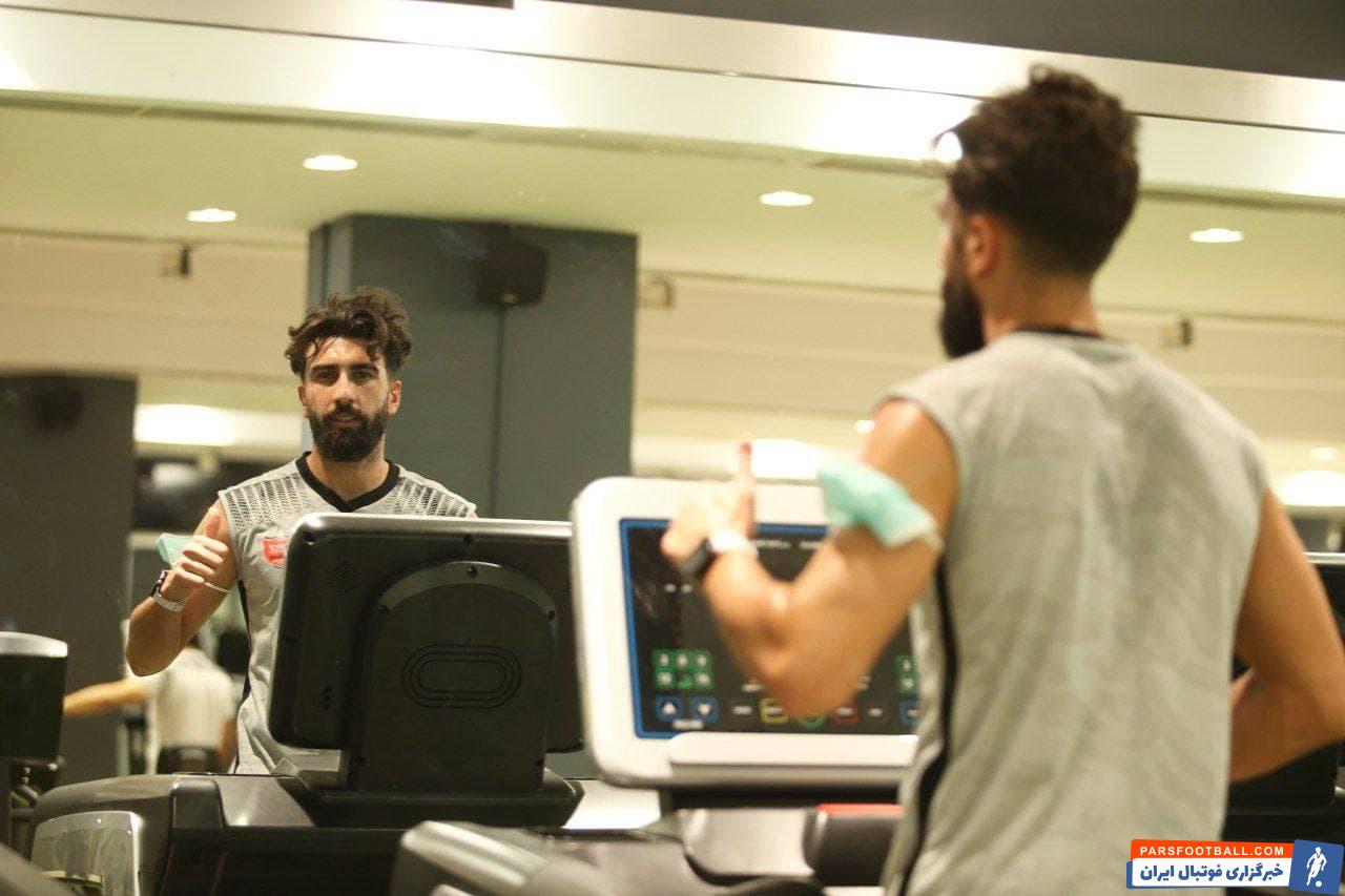 علی شجاعی تمرین پرسپولیس