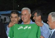 فرشاد پیوس پس از بازگشت دوباره به تیم چوکا تالش ، در اولین حضورش روی نیمکت این تیم موفق شد که تیم مدعی خوشه طلایی ساوه را شکست دهد.