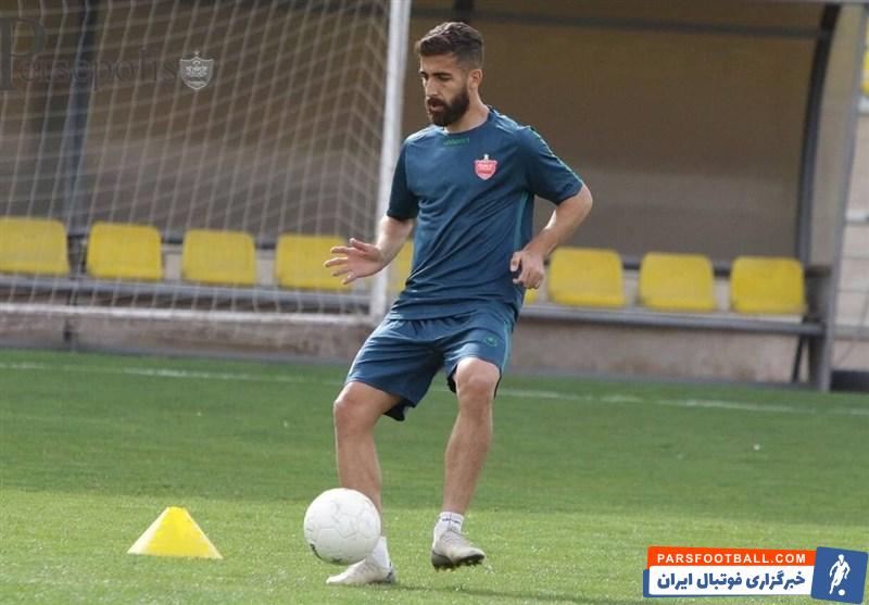 بازگشت فرشاد فرجی به تمرینات پرسپولیس