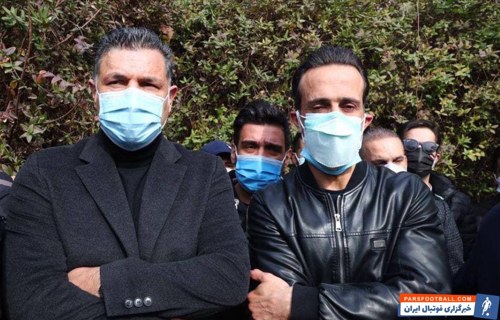 تصویر علی دایی و علی کریمی در موزه افتخارات بایرن مونیخ