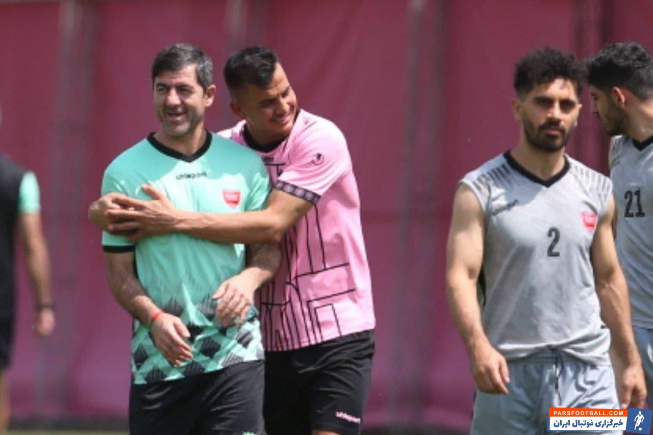 بازگشت وحید امیری به تمرینات گروهی پرسپولیس