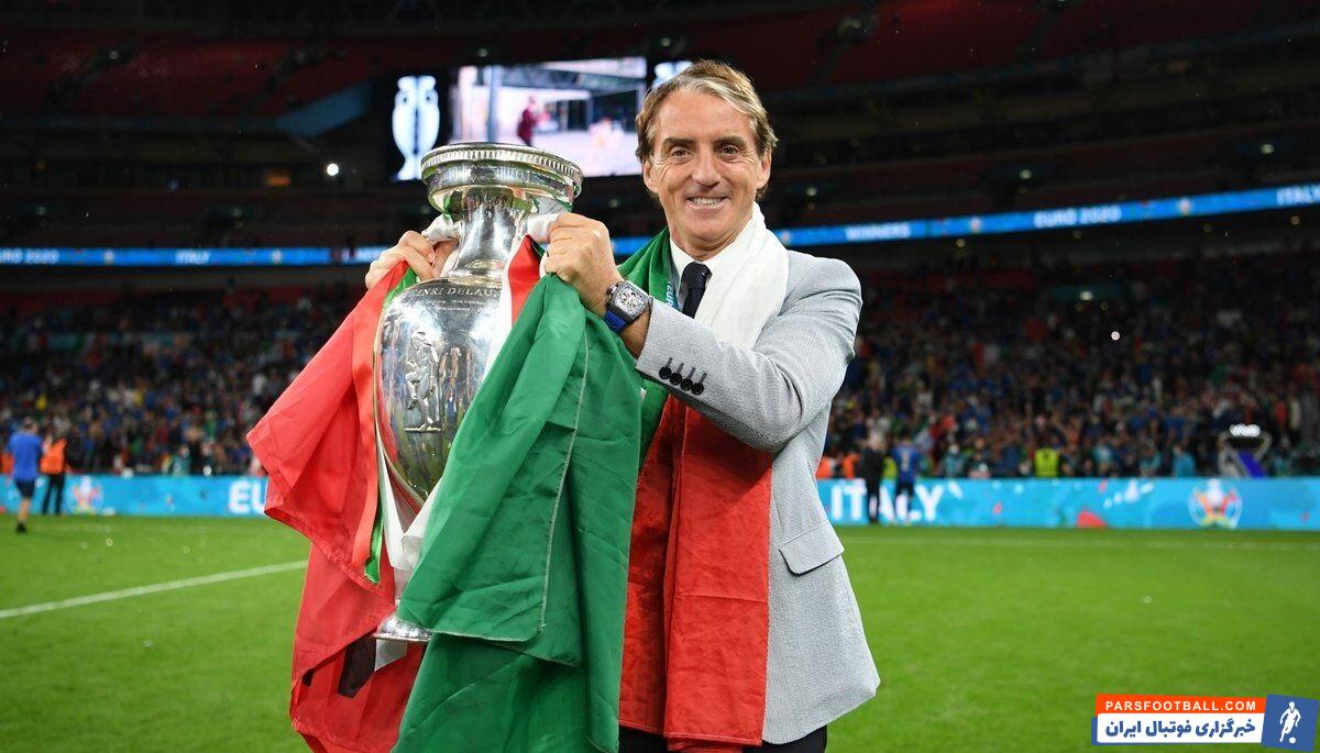 روبرتو مانچینی سرمربی تیم ملی ایتالیا با تمجید از شاگردانش از قهرمانی آتزوری در یورو ۲۰۲۰ بسیار شاد و پرغرور بود.