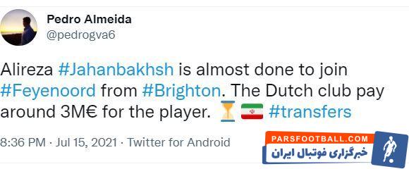 علیرضا جهانبخش بالاخره تصمیمش برای جدایی از باشگاه انگلیسی را گرفت و قرار است فصل آینده دوباره در فوتبال هلند دنبال اهداف ورزشیاش باشد.