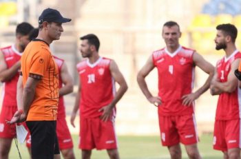 تمرین امروز یکشنبه 27 تیر پرسپولیس : حضور جعفر سمیعی در روز بازی مهیج آقا وسط سرخپوشان