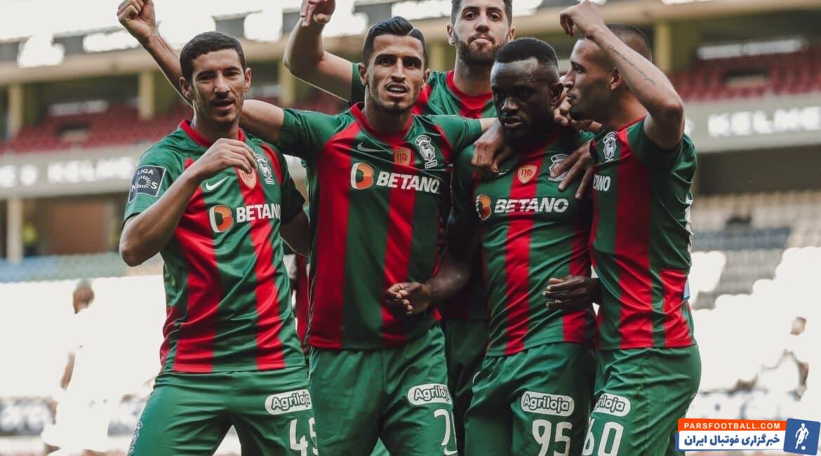 علی علیپور مهاجم ماریتیمو در شب شکست این تیم موفق به ثبت پاس گل شد