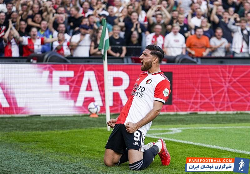 دبل علیرضا جهانبخش برای فاینورد در بازی پلی آف کنفرانس فوتبال اروپا مقابل لوتزرن