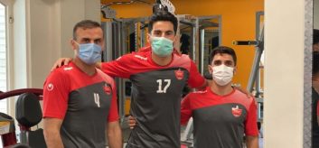 پرسپولیس ؛ رونمایی از علی نعمتی در تمرین پرسپولیس ؛ کار با وزنه و دستگاه های بدنسازی