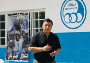 * پرویز مظلومی عضو هیئت مدیره باشگاه استقلال از نزدیک نظارهگر تمرین بود.