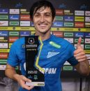 سردار آزمون بهترین بازیکن دیدار زنیت - کراسنودار در هفته سوم لیگ برتر روسیه