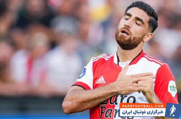 علیرضا جهانبخش ملی پوش تیم ملی در شب پیروزی فاینورد موفق به گلزنی شد