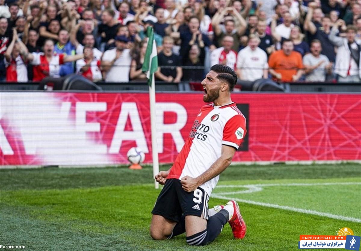 علیرضا جهانبخش مهاجم ایرانی فاینورد دومین لژیونر برتر هفته آسیا انتخاب شد