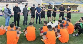 سید مجید صدری در جمع بازیکنان پرسپولیس : مسائل بیرون زمین را به ما بسپارید