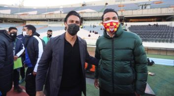 رونمایی باشگاه استقلال از کاپ قهرمانی جام حذفی پیش از پایان بازی فینال