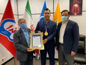 تقدیر گروه صنعتی میهن از قهرمان طلایی المپیک