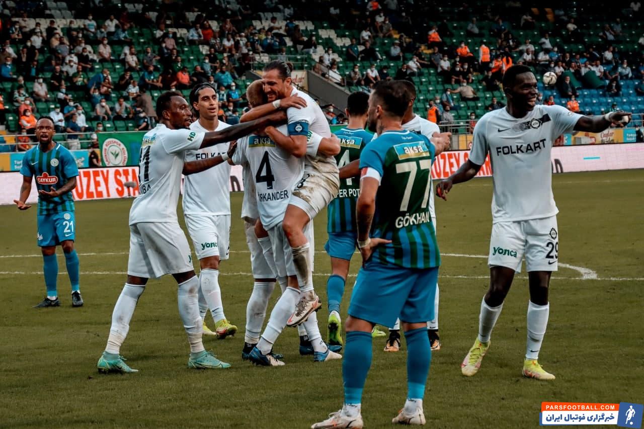 پیروزی 2 بر 1 آلتای اسپور در مقابل ریزه اسپور در هفته ششم سوپرلیگ ترکیه