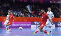 پیروزی پرگل و 9 بر 6 تیم ملی فوتسال ایران مقابل ازبکستان در مرحله یک هشتم نهایی جام جهانی لیتوانی