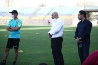 چهره درهم یحیی گل محمدی در دیدار با سرپرست پرسپولیس