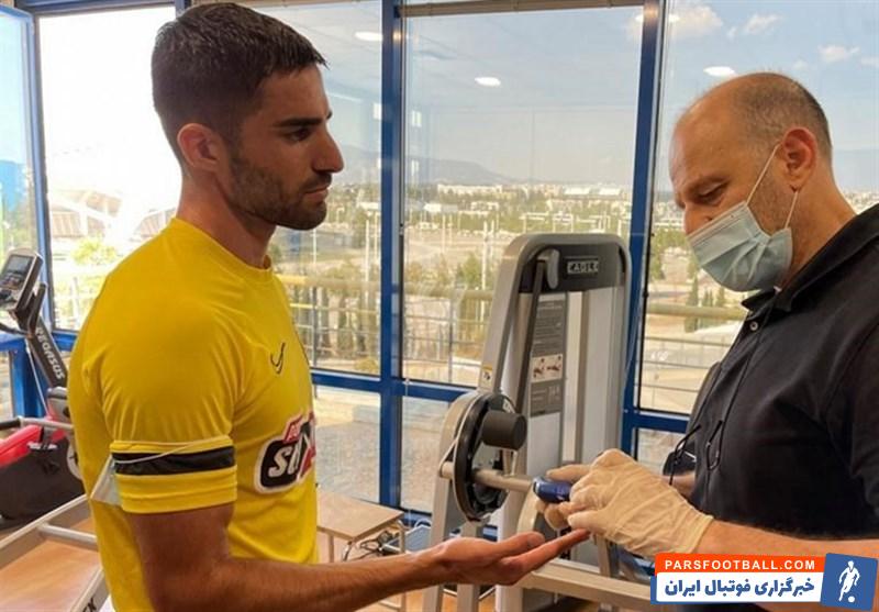 حضور میلاد محمدی در تستهای پزشکی آ اِک آتن