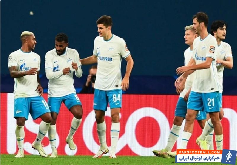 پیروزی 4 بر 0 زنیت مقابل مالمو سوئد در لیگ قهرمانان اروپا و حضور 14 دقیقه ای سردار آزمون