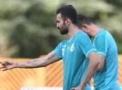 طراحی تمرین استقلال بر اساس بازی با الهلال ؛ ارسلان مطهری به جمع آبیها برگشت